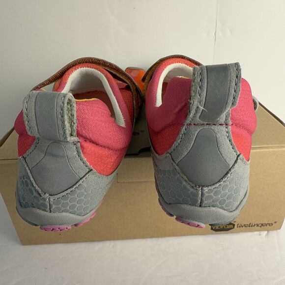 Vibram Women's Athletic Shoes - Pink and Orange - Picture 9 of 11